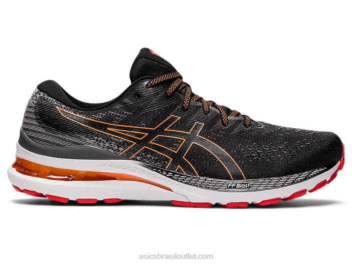gel-kayano 28 462T1546 preto/cinza argila Asics