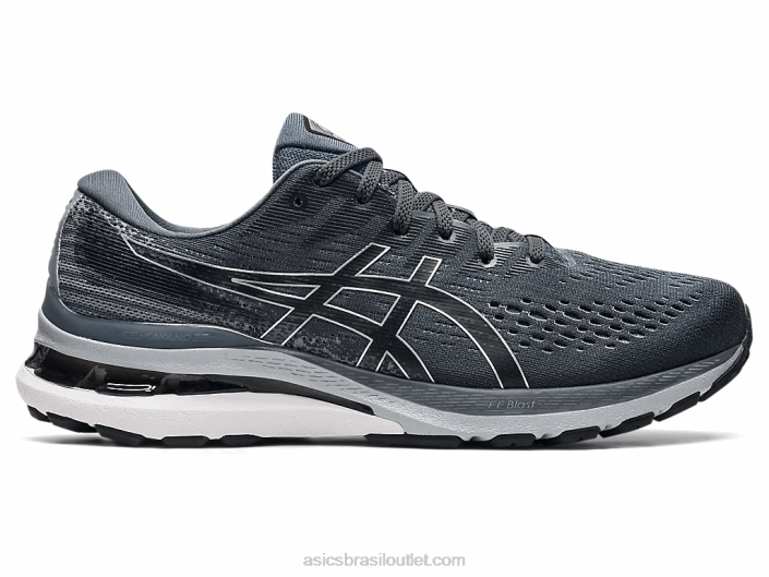 gel-kayano 28 de largura 462T1837 portador cinza/preto Asics