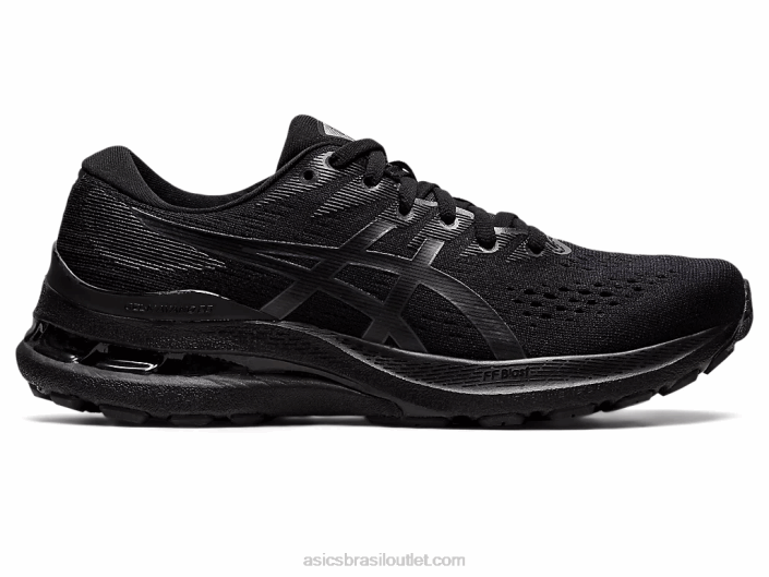 gel kayano 28 extra largo 462T1835 preto/cinza grafite Asics