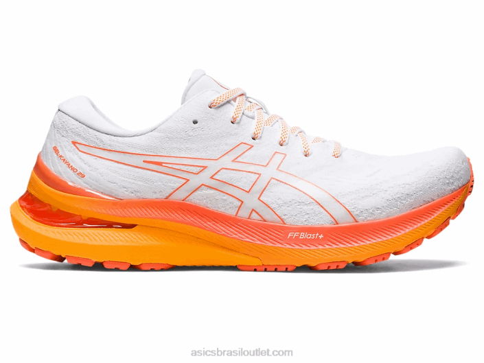 gel-kayano 29 462T330 branco/nova laranja Asics