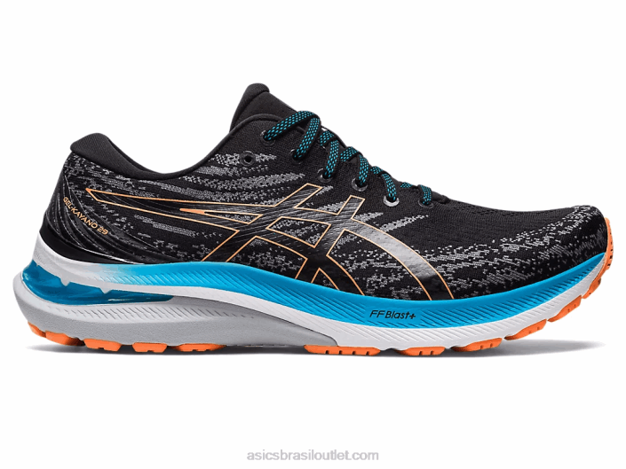 gel-kayano 29 462T397 pêssego preto/sol Asics