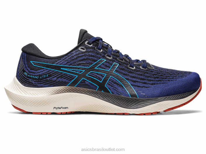 gel kayano lite 3 462T635 azul índigo/preto Asics