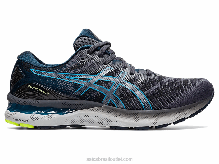gel nimbus 23 462T2018 operadora cinza/digital aqua Asics