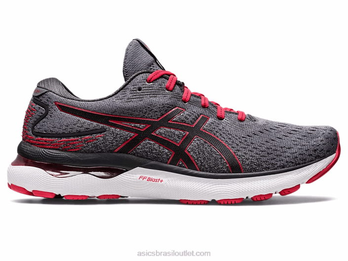 gel nimbus 24 462T213 metrópole/vermelho clássico Asics
