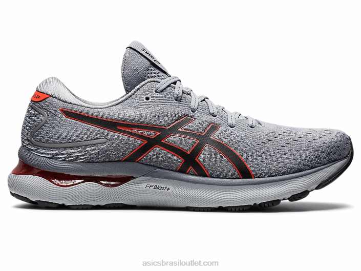 gel nimbus 24 462T908 folha de rocha/tomate cereja Asics