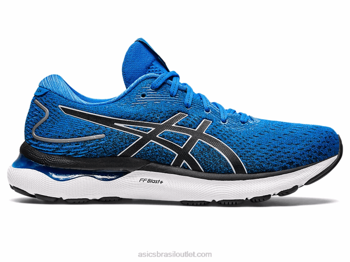 gel nimbus 24 462T920 azul elétrico/cinza piemonte Asics