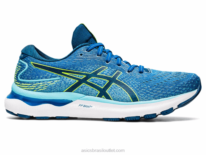 gel nimbus 24 extra largo 462T1521 lago drive/hazard green Asics
