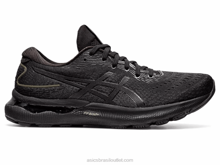 gel nimbus 24 extra largo 462T1523 preto Asics