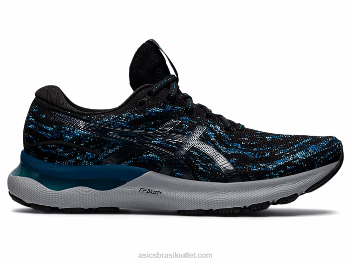 gel nimbus 24 mk 462T1193 preto/mako azul Asics