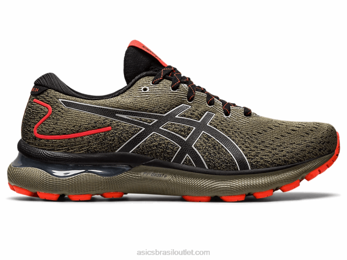 gel nimbus 24 tr 462T788 banho de natureza/oliva Asics