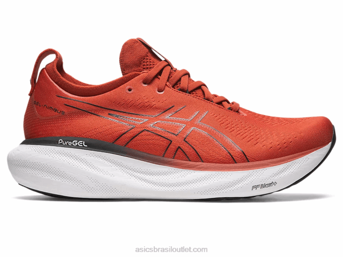 gel nimbus 25 462T337 latte de especiarias/preto Asics