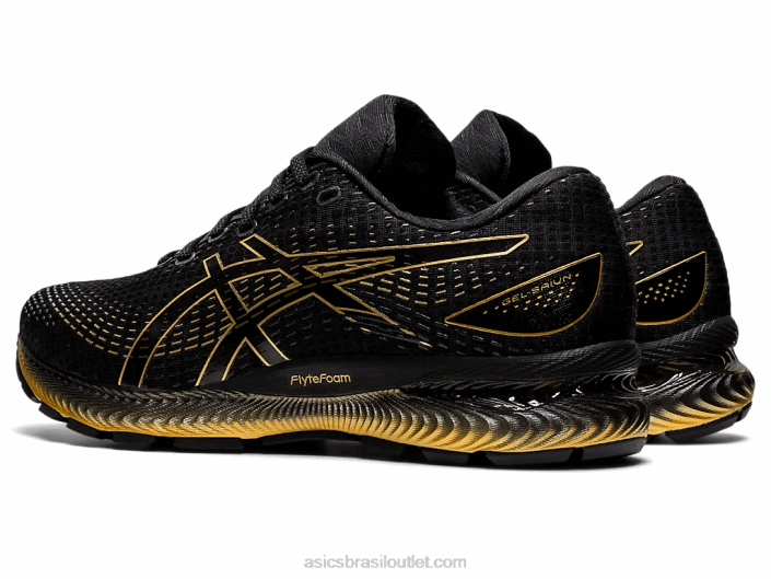 gel-saiun 462T1739 preto/ouro puro Asics