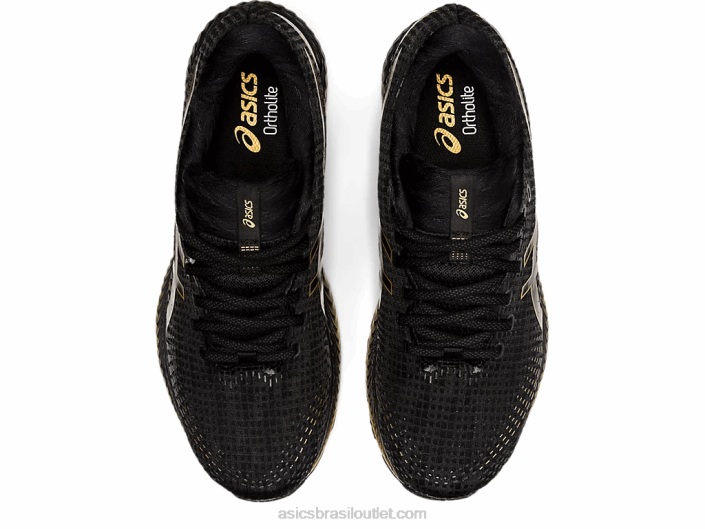 gel-saiun 462T1739 preto/ouro puro Asics