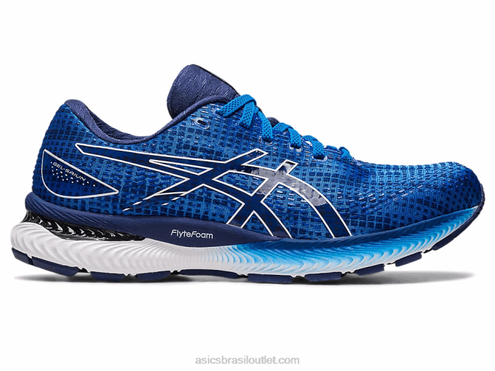 gel-saiun 462T496 azul elétrico/branco Asics