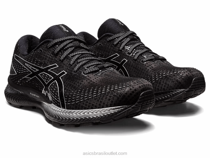 gel-saiun 462T509 preto/prata pura Asics
