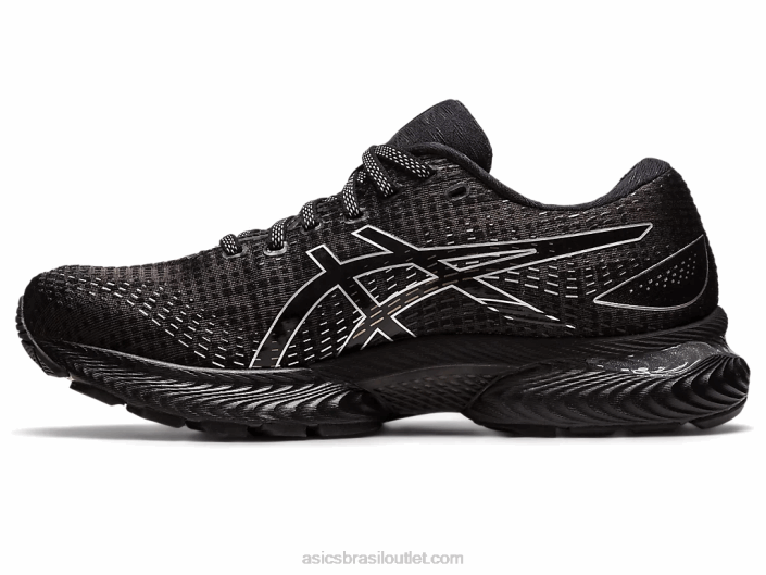 gel-saiun 462T509 preto/prata pura Asics