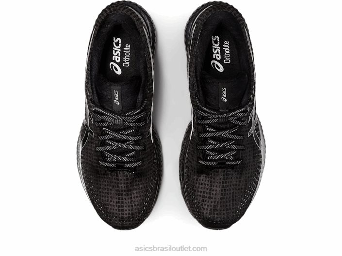 gel-saiun 462T509 preto/prata pura Asics