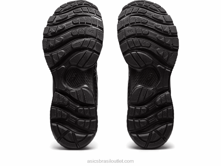 gel-saiun 462T509 preto/prata pura Asics