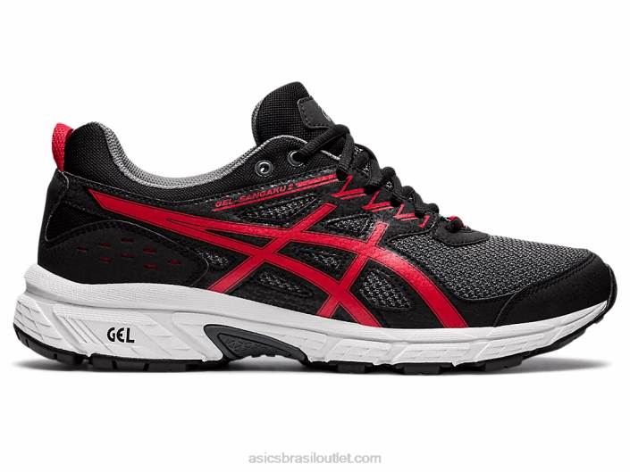 gel-sangaku 2 462T592 metrópole/vermelho elétrico Asics