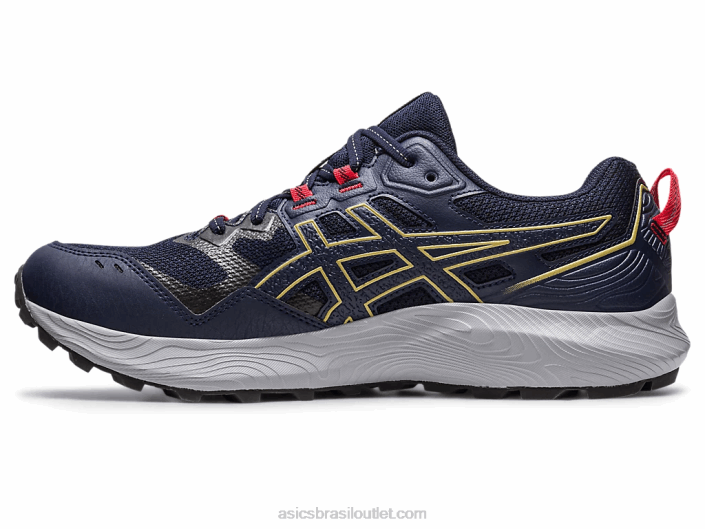 gel-sonoma 7 462T116 meia-noite/vermelho elétrico Asics