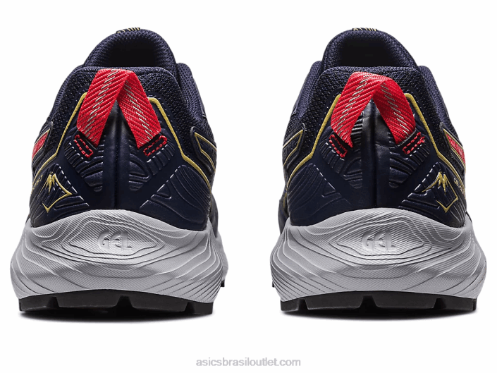 gel-sonoma 7 462T116 meia-noite/vermelho elétrico Asics