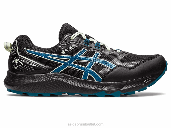gel-sonoma 7 gtx 462T244 preto/tinta azul-petróleo Asics