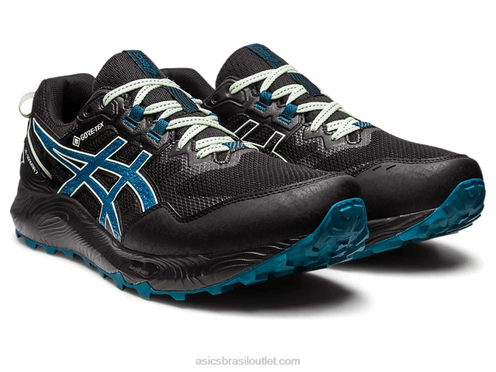 gel-sonoma 7 gtx 462T244 preto/tinta azul-petróleo Asics