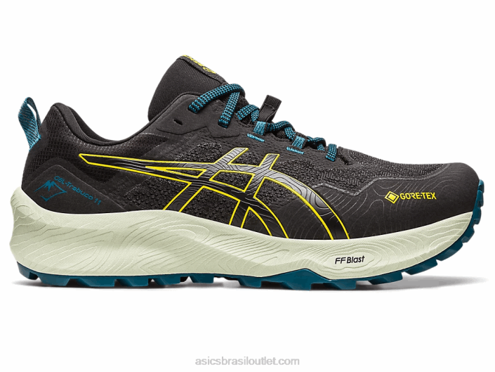gel trabuco 11 gtx 462T53 preto/amarelo dourado Asics