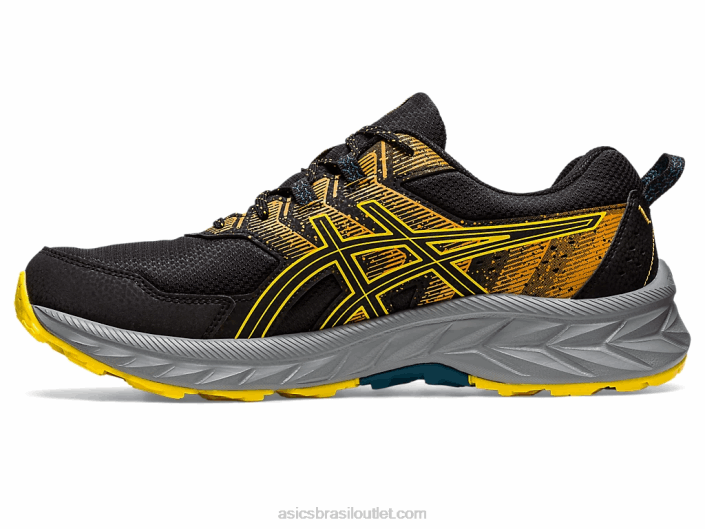 gel-venture 9 462T103 preto/amarelo dourado Asics