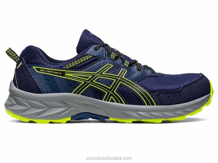 gel-venture 9 462T107 pavão/amarelo de segurança Asics