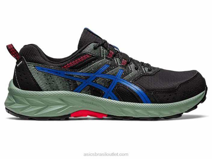 gel-venture extra largo 462T87 preto/azul atum Asics