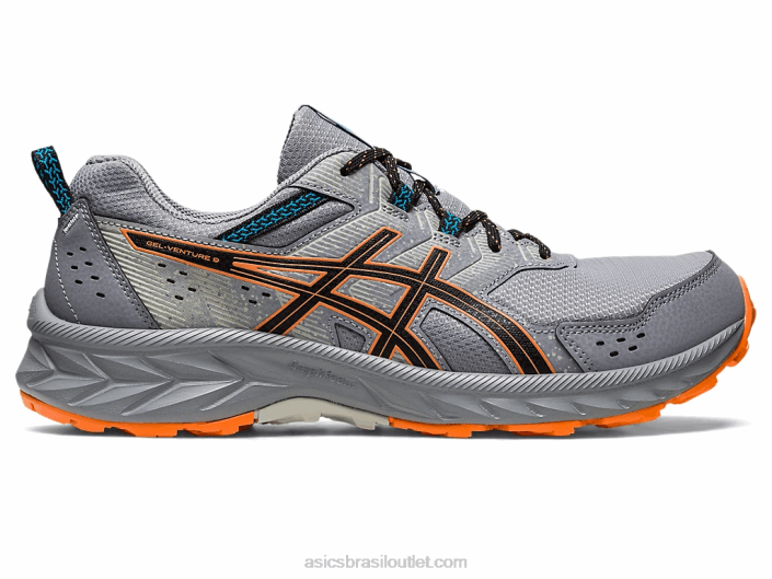 gel-venture extra largo 462T98 folha de rocha/sol pêssego Asics