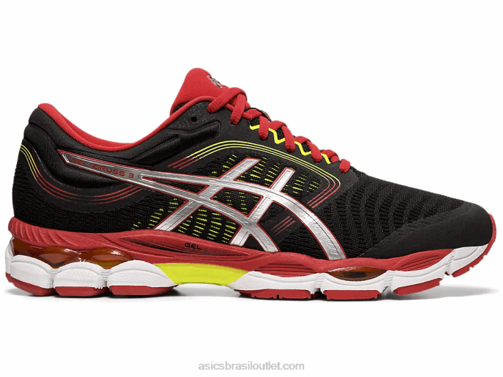 gel-ziruss 3 462T2103 preto/vermelho rápido Asics