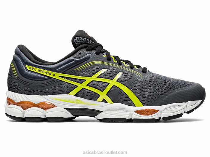 gel-ziruss 3 mx 462T2014 cinza transportador/raspas de limão Asics