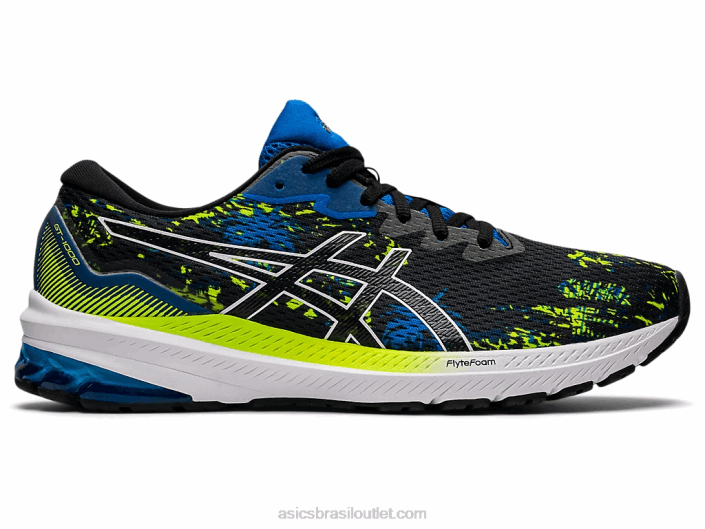 gt-1000 11 462T1283 preto/azul elétrico Asics