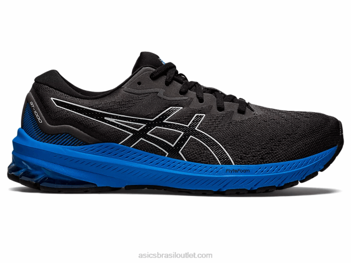 gt-1000 11 462T935 preto/azul elétrico Asics