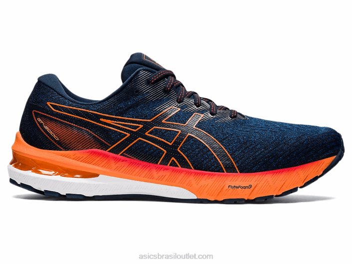gt-2000 10 462T1474 mako azul/laranja chocante Asics