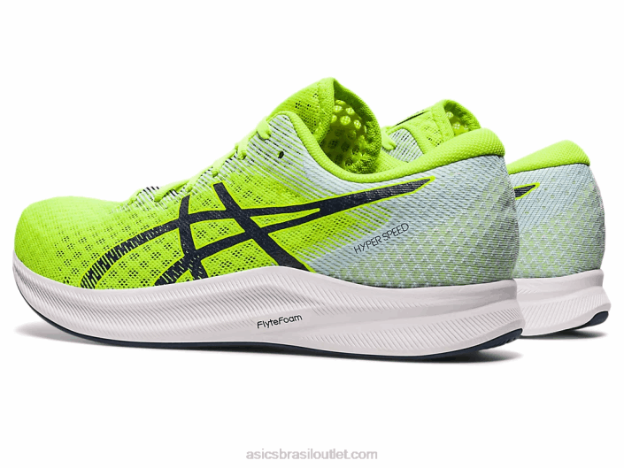 hipervelocidade 2 462T488 perigo verde/meia-noite Asics