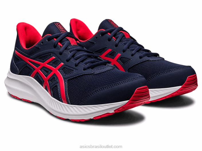 jolt 4 extra largo 462T455 meia-noite/vermelho elétrico Asics