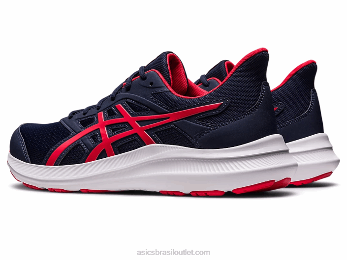 jolt 4 extra largo 462T455 meia-noite/vermelho elétrico Asics