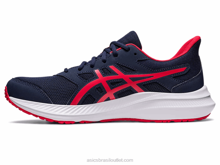 jolt 4 extra largo 462T455 meia-noite/vermelho elétrico Asics