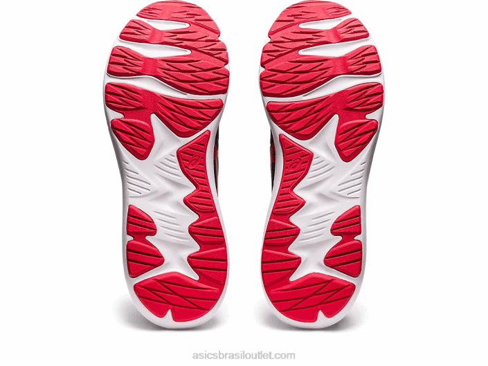 jolt 4 extra largo 462T455 meia-noite/vermelho elétrico Asics