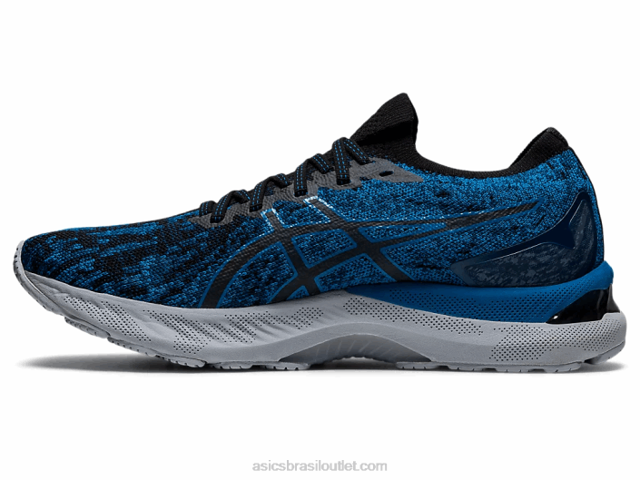 malha gel nimbus 23 462T1895 renascido azul/preto Asics