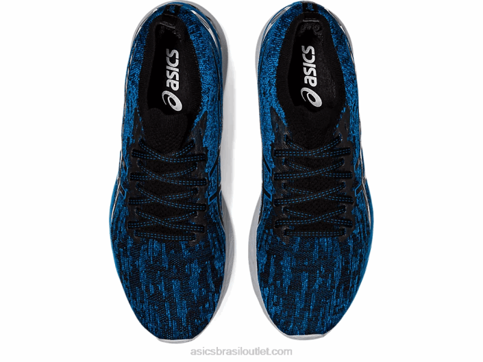 malha gel nimbus 23 462T1895 renascido azul/preto Asics
