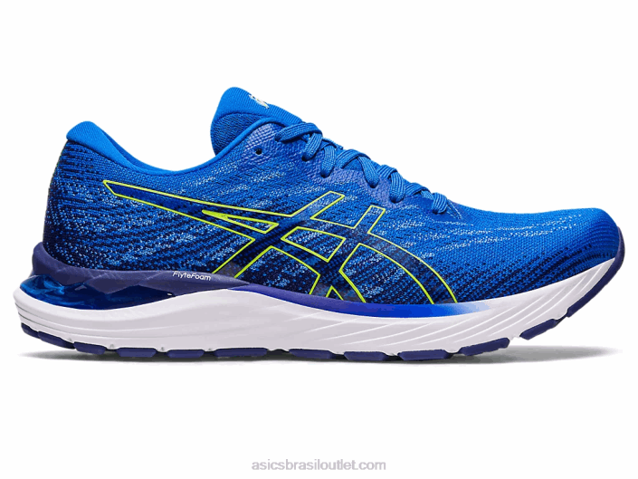 malha gel stratus 3 462T248 azul elétrico/amarelo de segurança Asics
