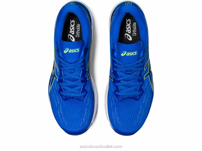 malha gel stratus 3 462T248 azul elétrico/amarelo de segurança Asics