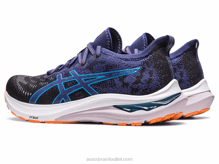 malha gt-2000 11 mk 462T117 preto/azul índigo Asics