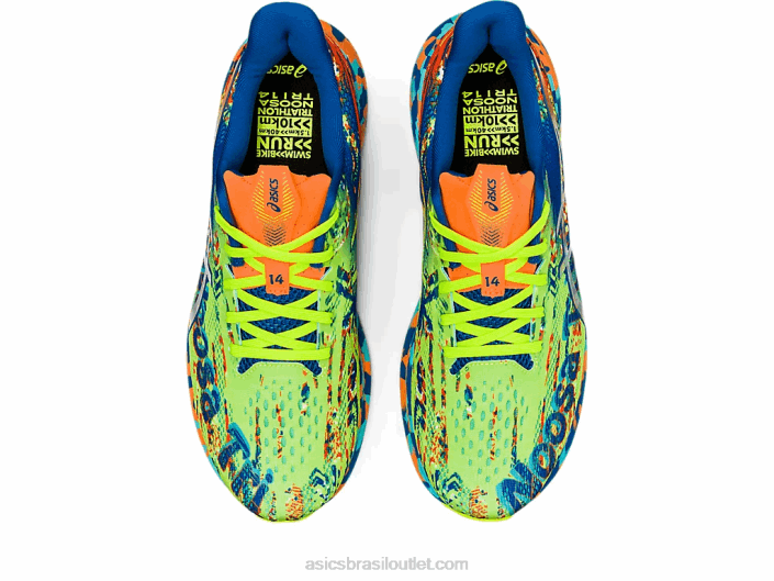 noosa tri 14 462T1046 perigo verde/lake drive Asics