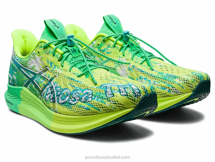 noosa tri 14 462T1154 segurança amarelo/branco Asics