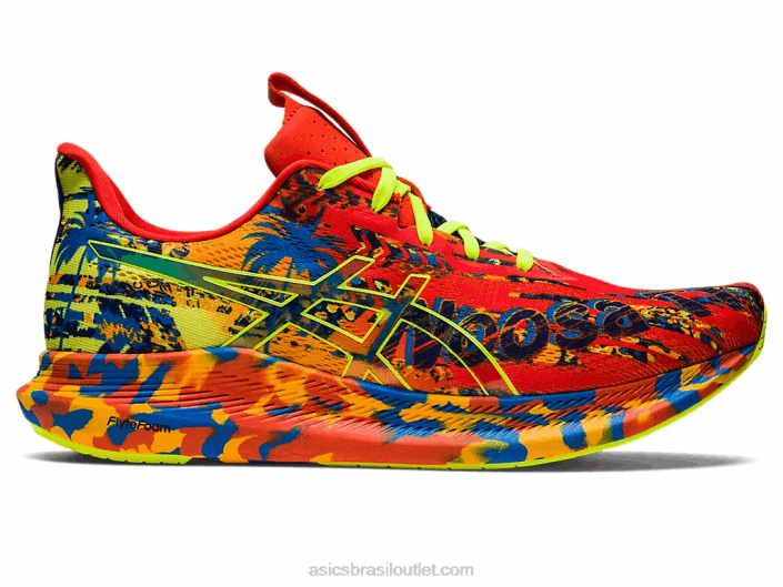 noosa tri 14 462T1155 tomate cereja/amarelo de segurança Asics